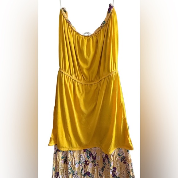 Peach Love California Off shoulder dress with attached long sleeves Size L - Picture 13 of 16